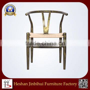 Cross Back Ratten Bistro Chair photo-3