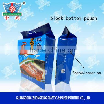 500g High barrier environmental friendly nylon packaging bags for seafood