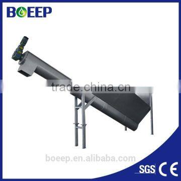 Stainless steel grit-water separator in water treatment plant