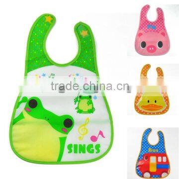 fashion waterproof cartoon EVA bibs baby