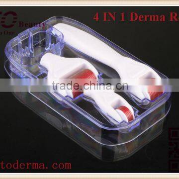 GTO Micro Needle Stainless Steel 300/720/1200 Needles 4 in 1Derma Roller With Desinfection Tank photo-4