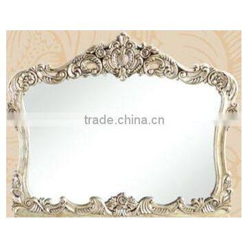 SJ-9188-3 21x25 1/5" small shallow golden hair cutting mirror