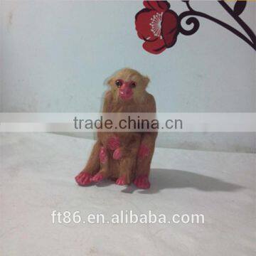 Decorative Furry Artificial Plush Toy Garden Monkey photo-3