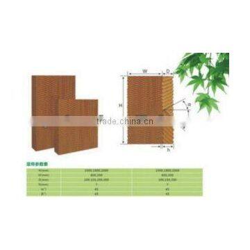 evaporative cooling pad wall