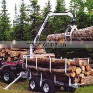 2014 popular log loader trailer/crane/grab