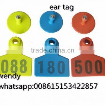 plastic ear tags for cattle,sheep tag,/goat/pig ear tag