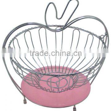 Hot Sale Flower-shaped Metal Fruit Basket