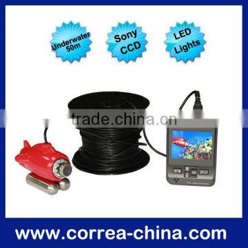 50m Fishing Underwater Camera Deep Sea Camera with Monitor