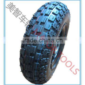 12 Inch Block Pattern Pneumatic Rubber Wheel photo-3
