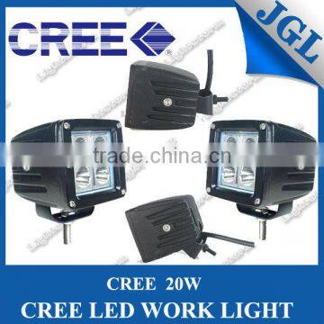 led flood work light 20w Light LED Cree spot Work off road fog LIGHT FOR driving 4x4 SUV roof bar Car Truck