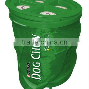 Logo Printed Pet Food Pop up Bin Safely FDA PVC REACH Material Dog Food Bin Supplier photo-5