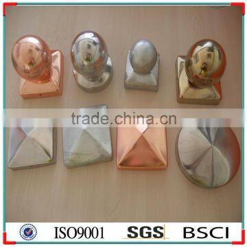 American Style Fence Galvanized Steel Fence Post Caps photo-2