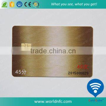Full Color Printed PVC Contact Smart Card With IC Chip