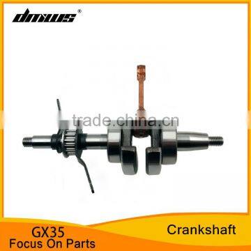 China Supplier Gasoline Brush Cutter Part GX35 Crankshaft For Garden Tool Glass Trimmer