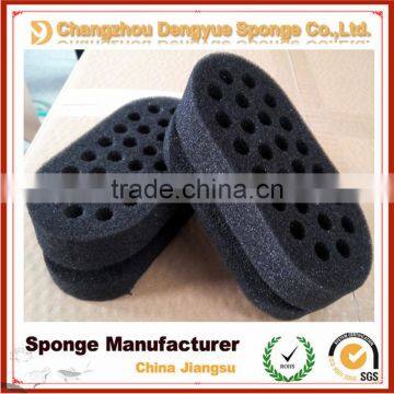 Double Sided Barber Hair Brush Sponge Dreads Locking Twist Coil Afro Curl Wave