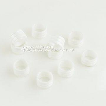 8mm Black Zirconia Ceramic Grid Design Wedding Wide Band Rings photo-2