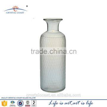 Wholesale long cylinder handblown mosaic glass vase