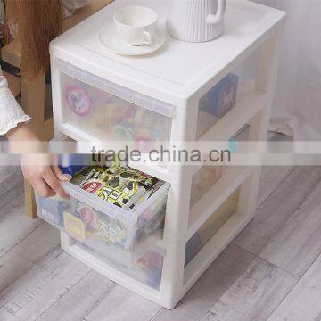 Plastic 3 Tier Multi Drawer Storage Cabinet