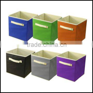 Foldable Fabric Storage Box with flat