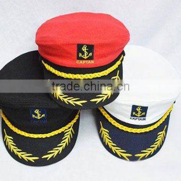 Promotional red captain hats In YiWu