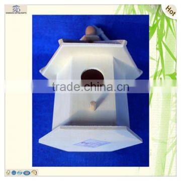 Handmade Oem Diy Paulownia Wood Cage Nest Birdhouses photo-5