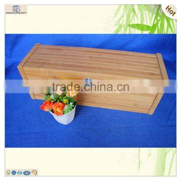 Высококачественные деревянные винные коробки из бамбука с одним петлевым замком photo-5