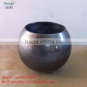 Fiber Stone Pots ,Tall Decorative Indoor Cheap Garden Ceramic Planters and Pots photo-5