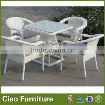 Powder Coated Home Rattan Outdoor Table photo-4