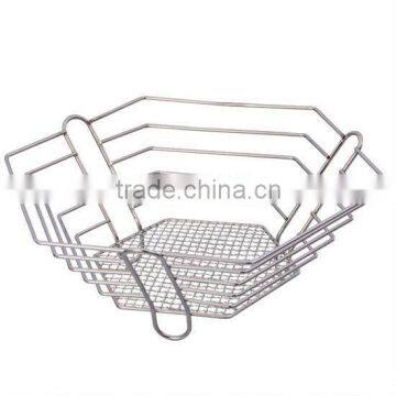 Metal Wire Fiower-shape Fruit Basket photo-3