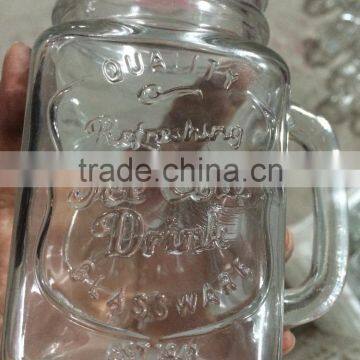 Maison Cock Glass Cup With Metal Screw Cap for Honey photo-2