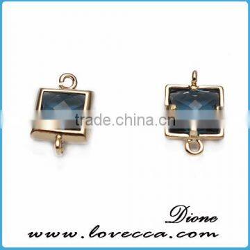 Beautiful Low MOQ Jewerly Gift Blue Glass Gem Stone Pendants photo-6