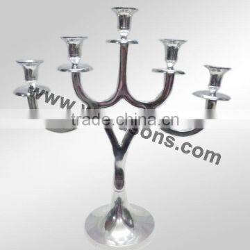 Nickel Plated Candelabra, Aluminum Candelabra 3 Arms and 5 Arms Silver Candelabra photo-6