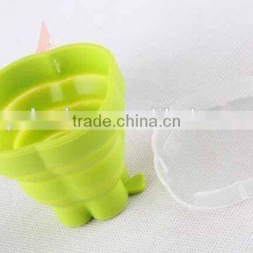 Four Leaf Clover Design Silicone Folding Cup photo-3
