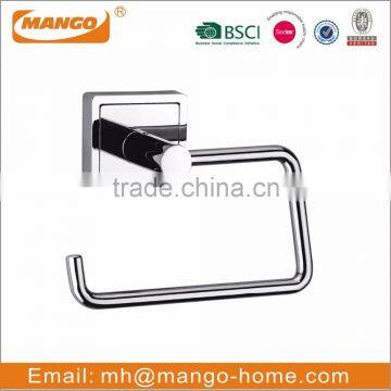 Wall Mounted Chrome Plating Metal Toilet Roll Holder