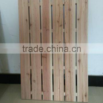 Factory price handmade wooden quilt shelf