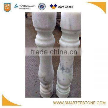 Elegant marble beige stone balustrade balcony stone balustrade