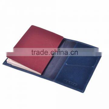 Best Brand Good Quality Genuine Leather RFID Blcoking Travel Passport Cover photo-6