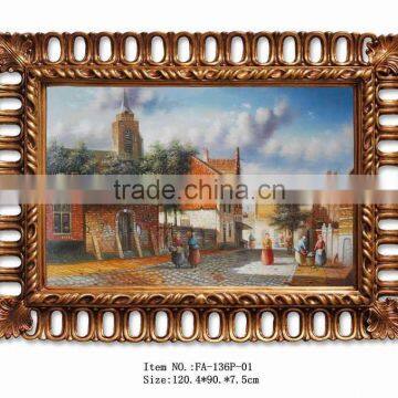 FA-136G-01 Leading Vintage Ornate Paintings for Vertical and Horizontal Hanging photo-2