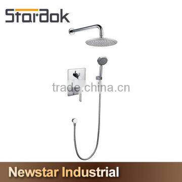 Star.aok Polished Chrome Floor Mounted Tub Filler With Hand Held Shower Head