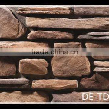 Durable artificial stone wall ,fireplace stone veneer , Wall Cladding, Stone Panel