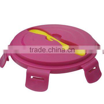 2017 Hot Style Got the Patent Plastic Salad Box With Silicone Ring photo-2