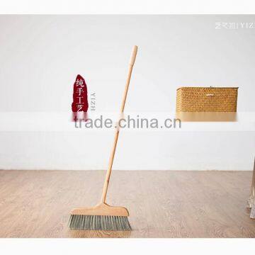 Wood Handle Plastic Soft Floor Broom photo-5