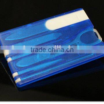 Hot selling Promotional gift Multifunction tools card with knife
