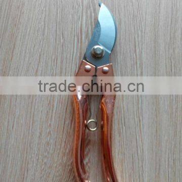 8.5 Inch Copper Plating Hand Tool/pruner Scissors/pruning Shears Trees/garden Tools photo-2