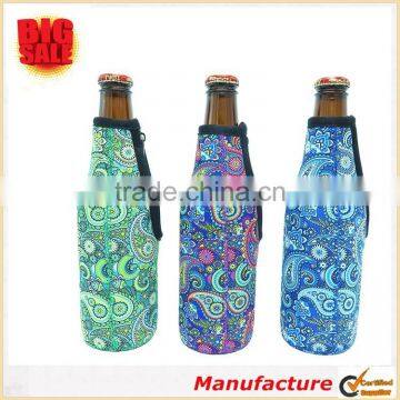 2017 Hot Sell Neoprene Zipper Beer Cooler Mother's Day/Father's Day/Housewarming Gift Beer Bottle Cooler Bag photo-2