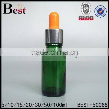 cosmetic packaging promorion orange dropper bottle glass cost price essential oil green glass dropper bottle best sellers