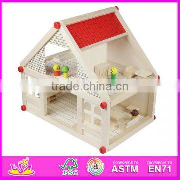 2016 Top Fashion Funny Wooden Toy Castles for Boys W06A094 photo-4