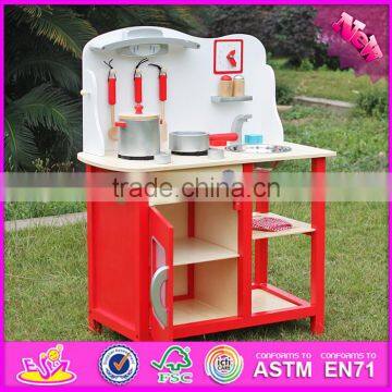 2016 Best Sale Pretend Play Wooden Kitchen Toys for Toddlers W10C133 photo-5