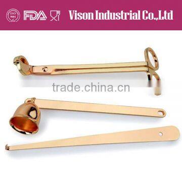 Vison Candle Tools 2016 Wick Snuffer/ Trimmer/dipper Candle Scissors Three-pieces Hot Sell photo-3