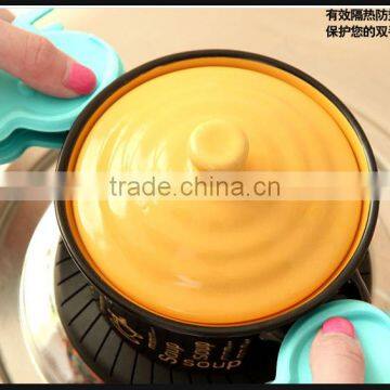 Silicone kitchen insulating clamp butterfly, prevent hot clip, hand pad